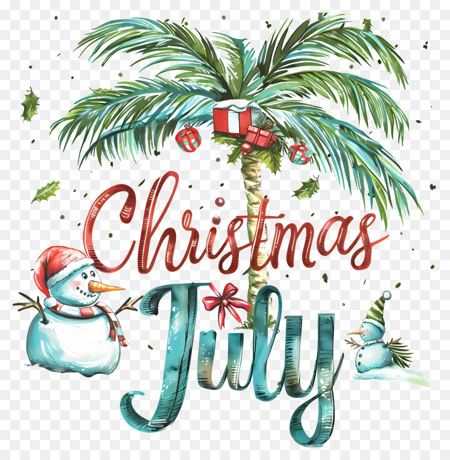Natal Di Bulan Juli，Kartu Natal PNG