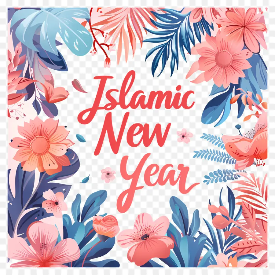 Tahun Baru Islam，Karangan Bunga PNG