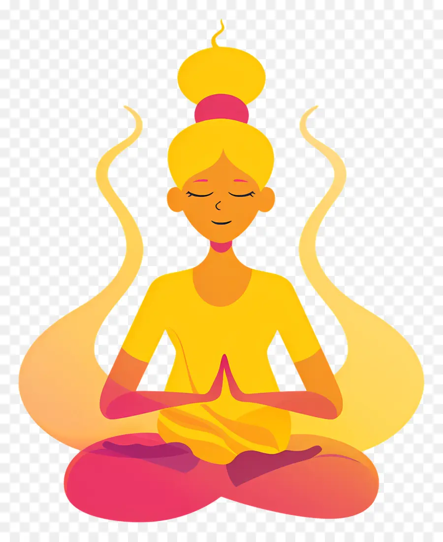 Meditasi，Lotus Posisi PNG