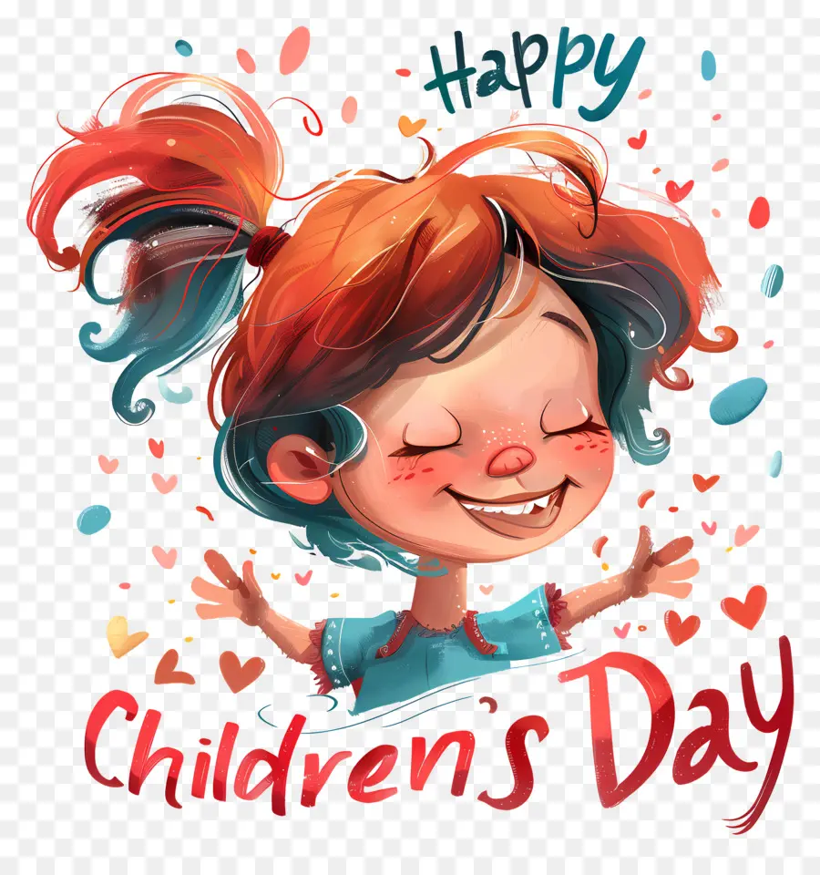 Selamat Hari Anak Anak，Gadis Kecil PNG