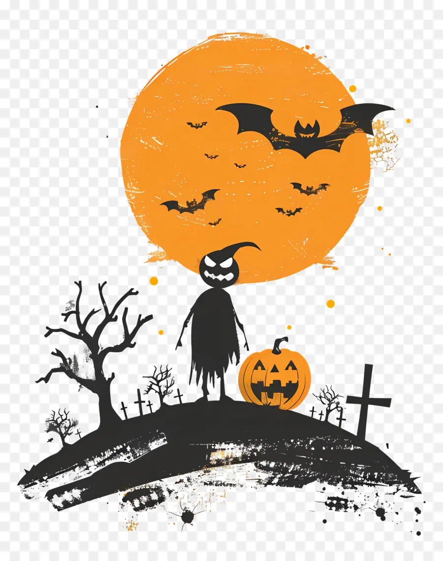 Hallowen，Adegan Halloween PNG