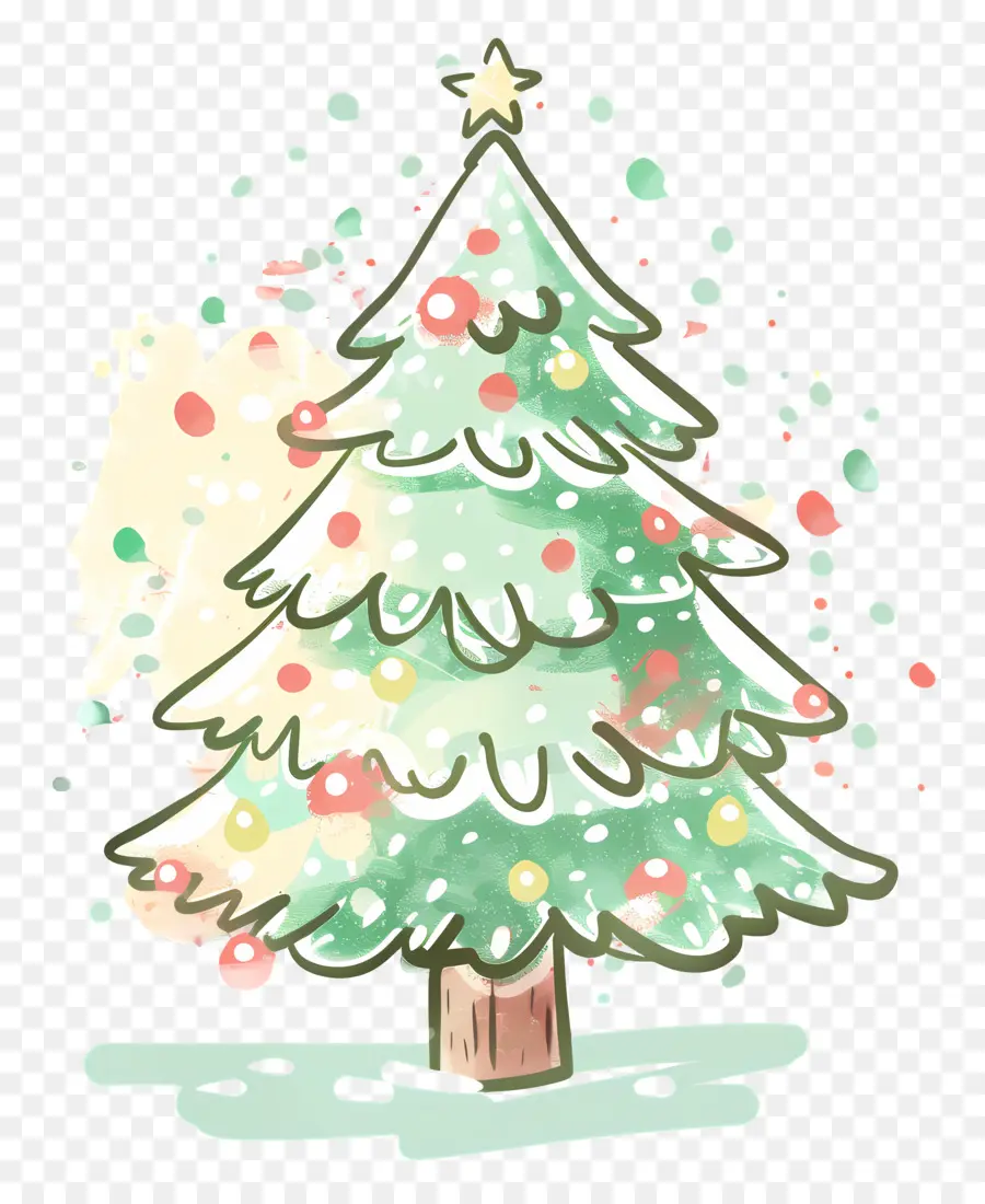 Pohon Natal，Ornamen PNG