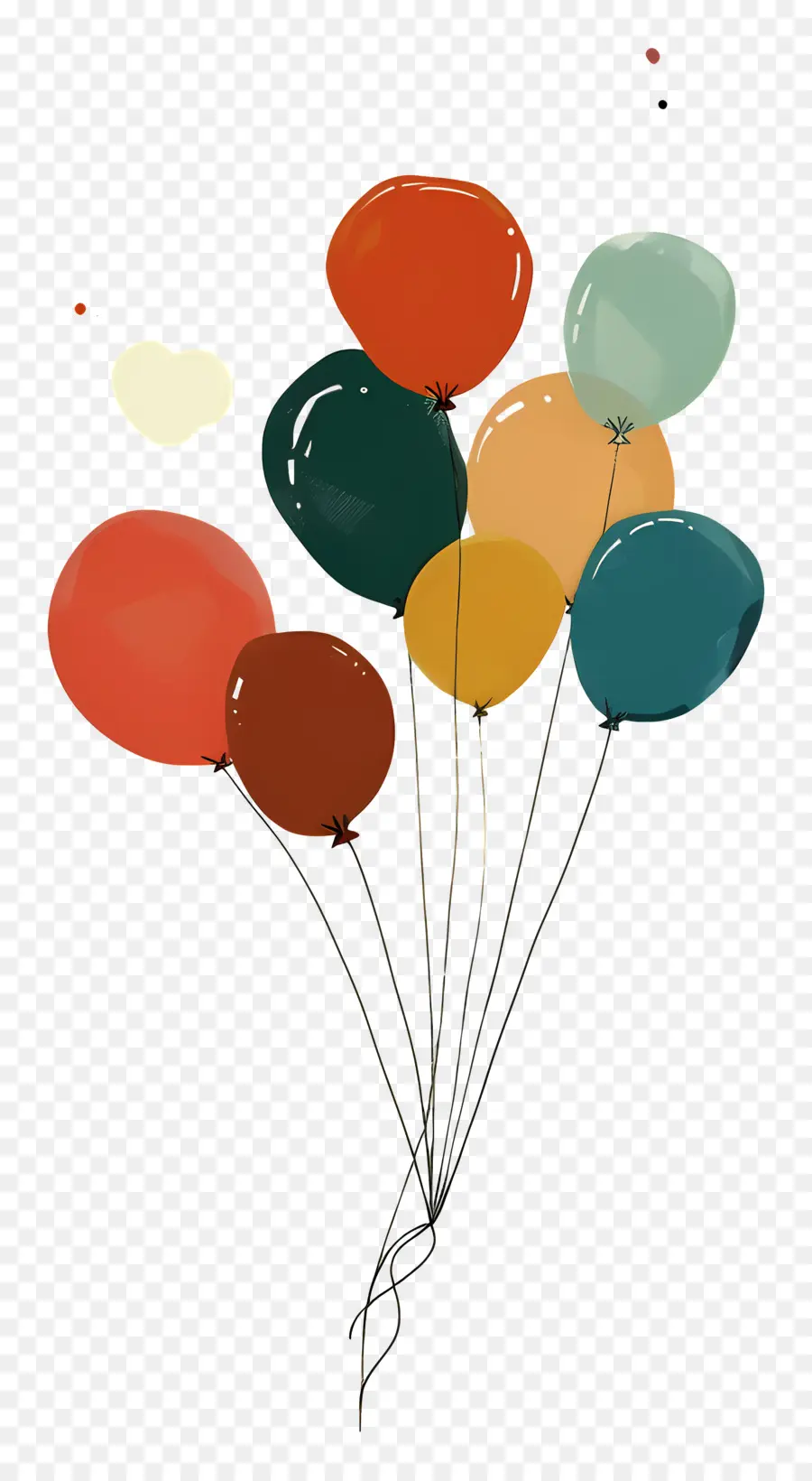Balon，Balon Warna Warni PNG