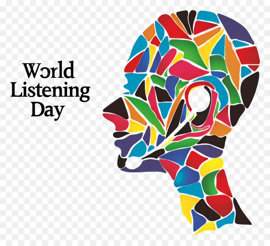 Hari Mendengarkan Dunia，Siluet PNG