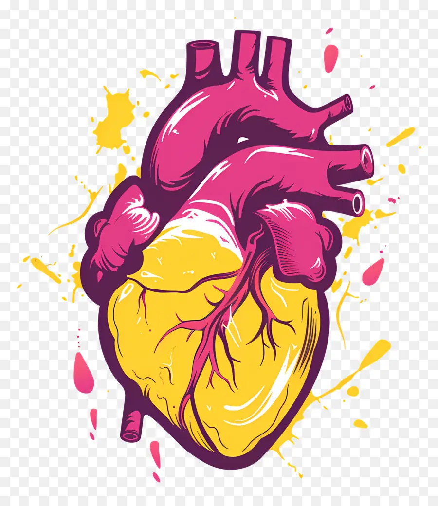 Serangan Jantung，Hati Manusia PNG