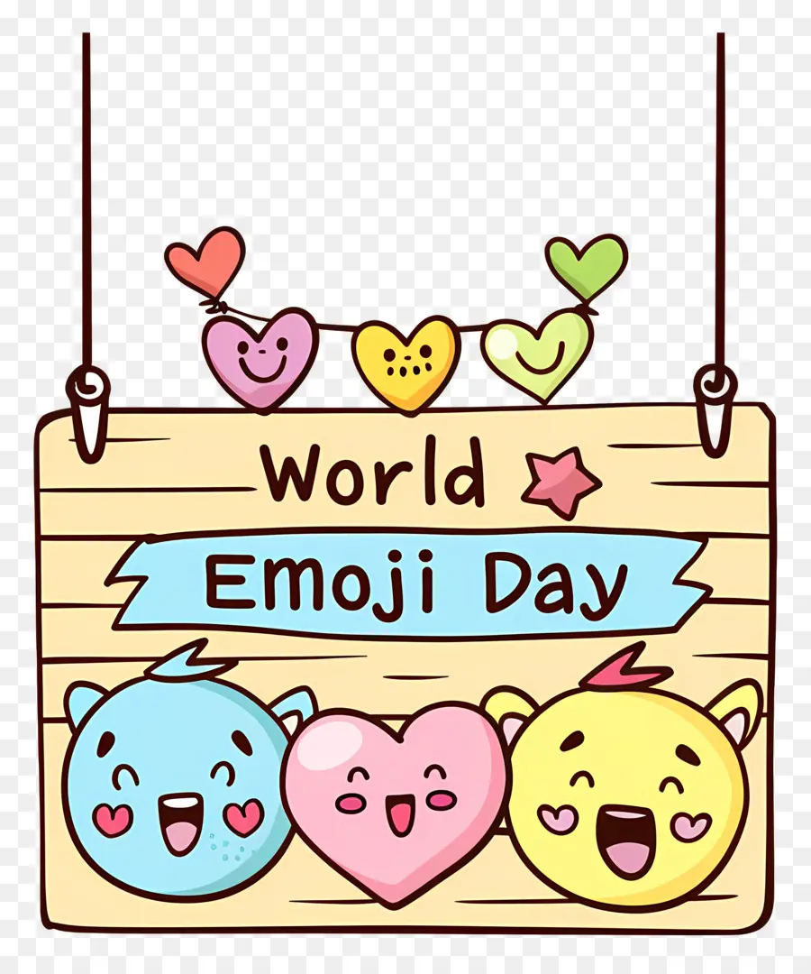 Dunia Emoji Di Malam Hari，Emojis PNG
