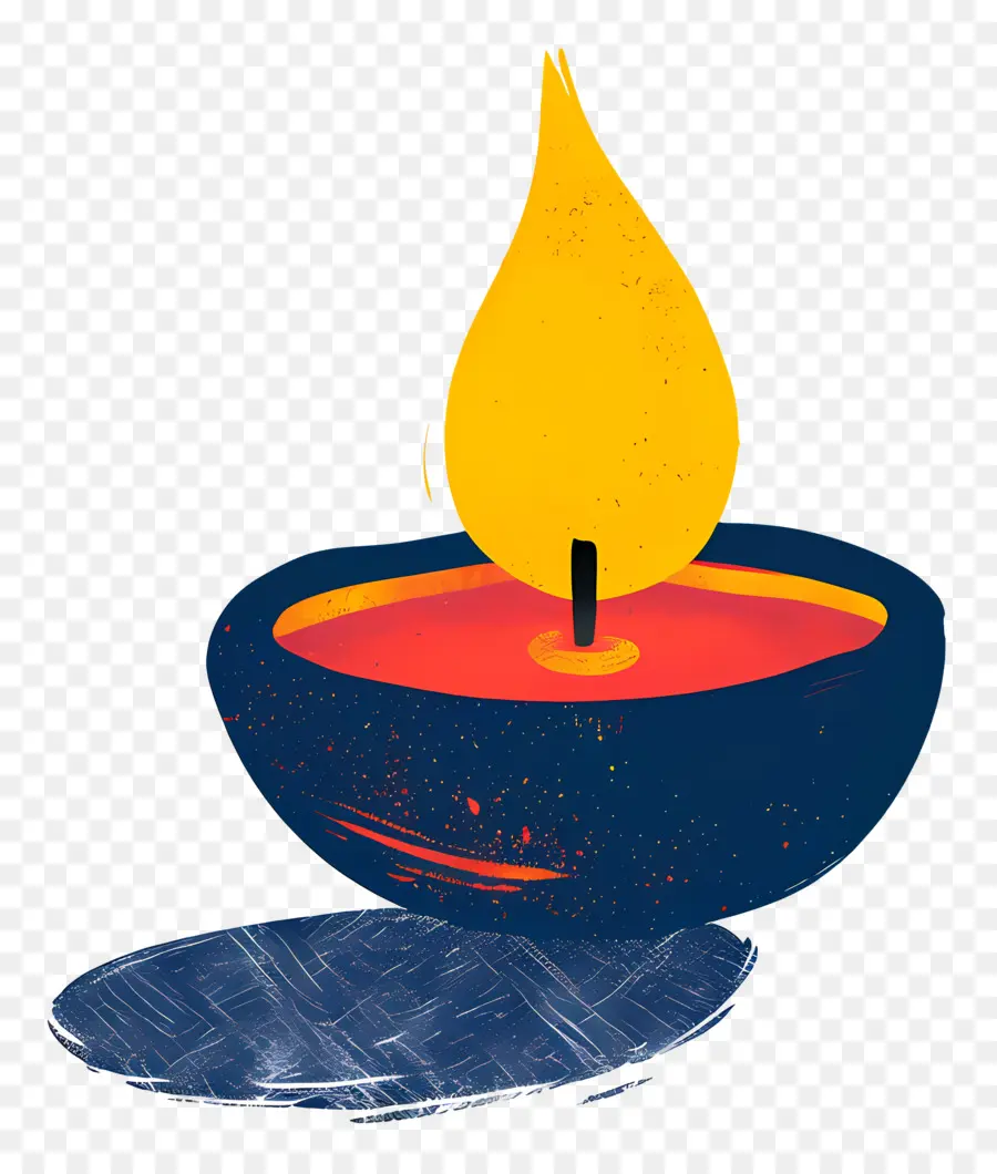 Diwali Diya，Lilin PNG