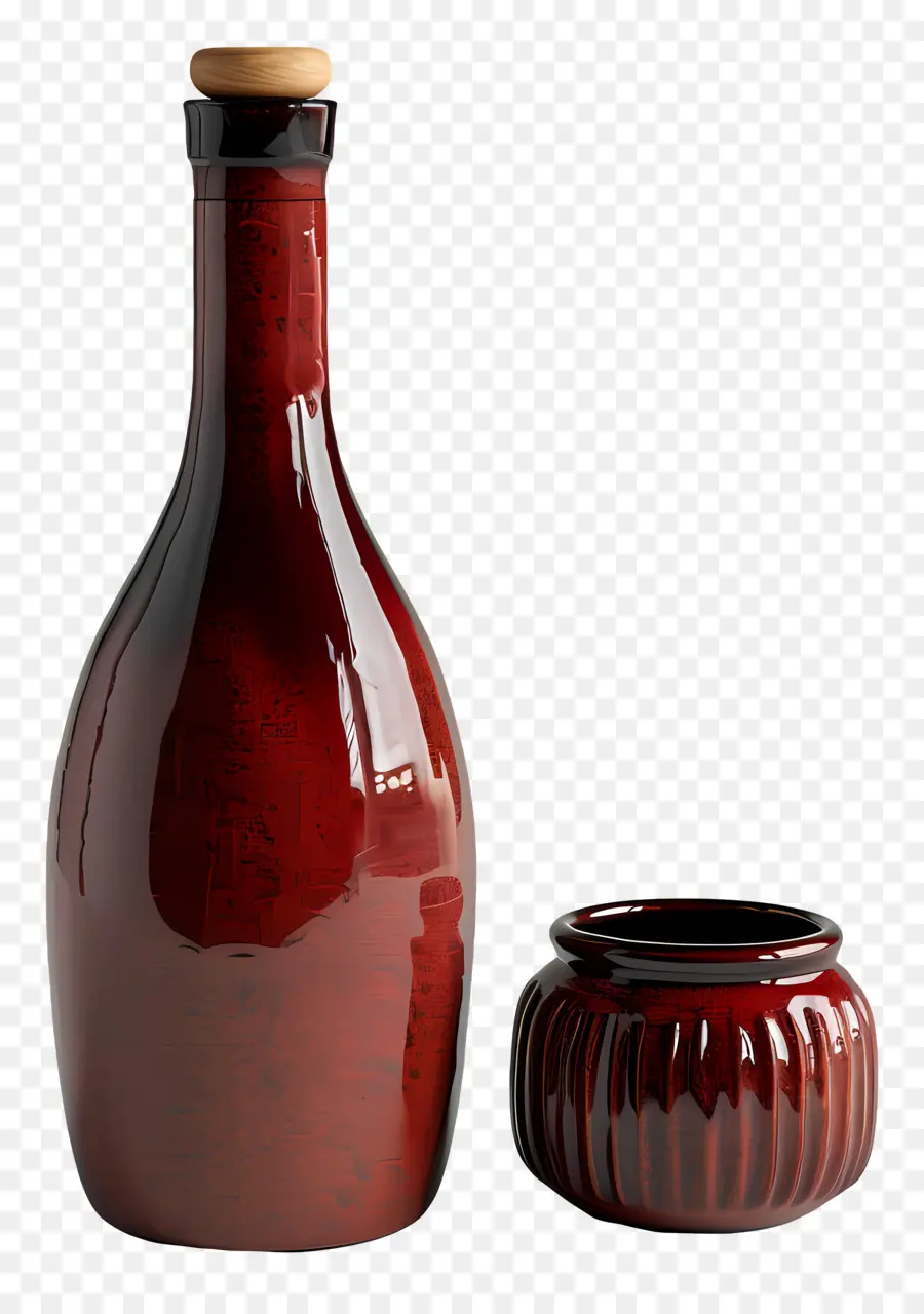 Anggur，Botol Merah PNG