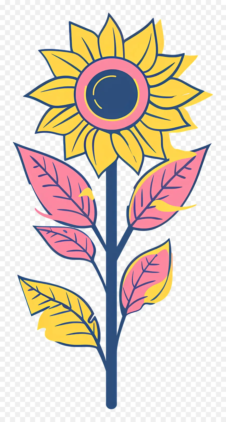 Bunga Matahari，Kelopak PNG