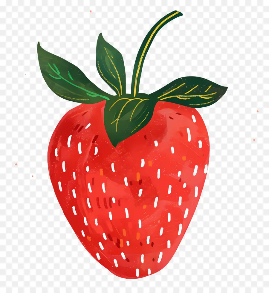 Stroberi，Strawberry Lukisan PNG
