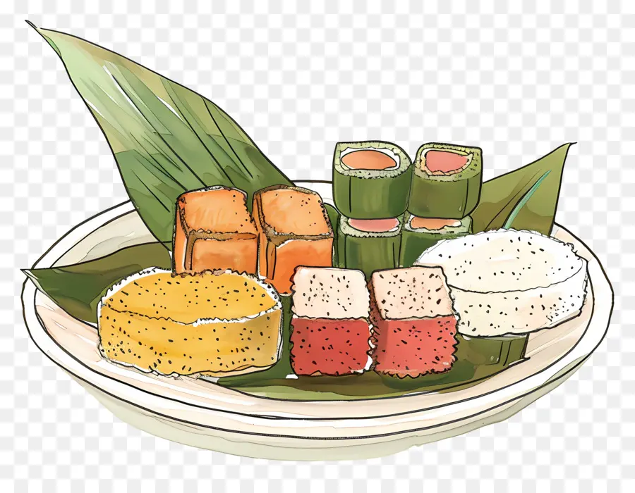 Kuih Malaysia，Sepiring Sushi PNG