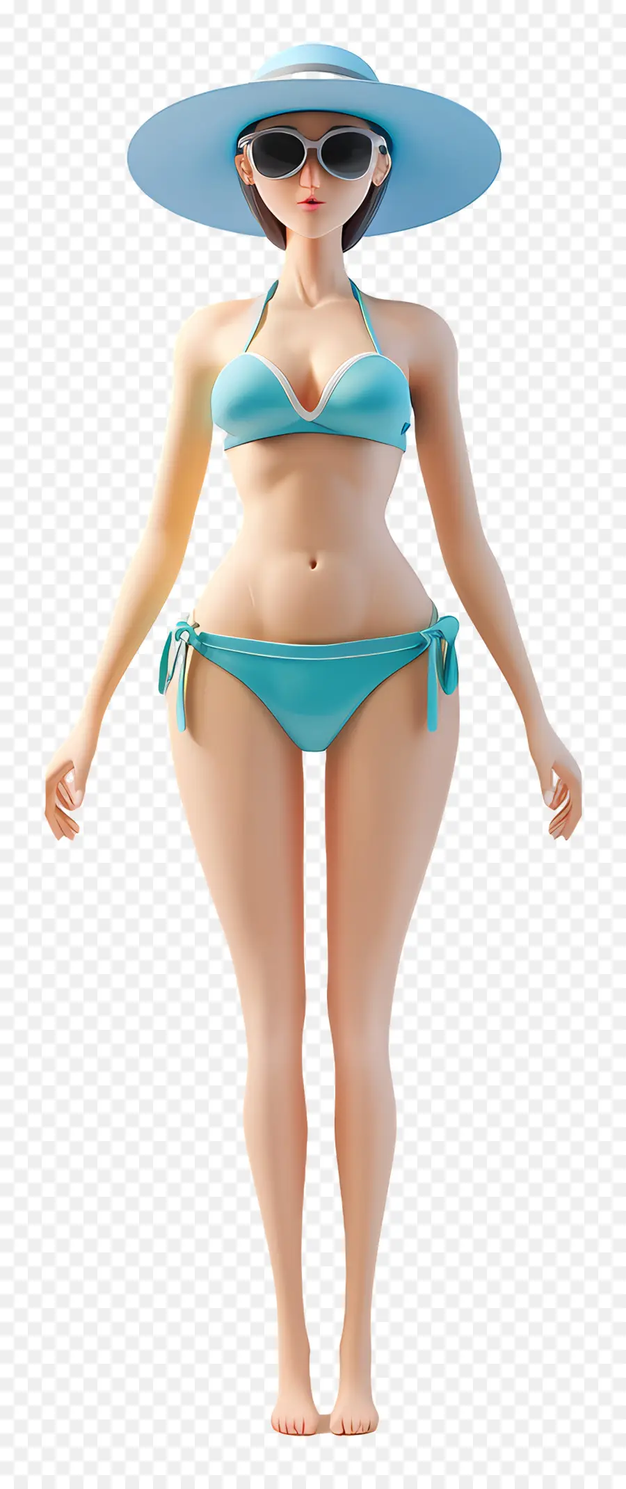 Bikini，Gadis Bikini Biru PNG