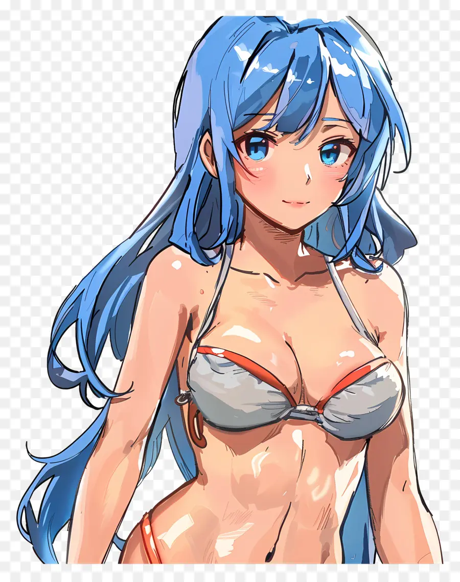 Bikini，Gadis Anime PNG