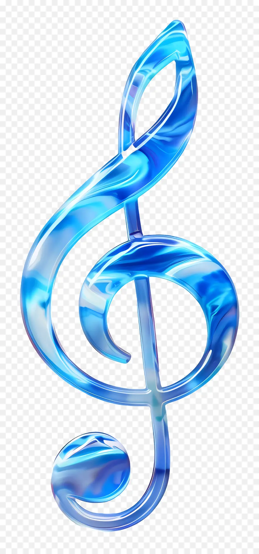 Musik Catatan，3d Rendering PNG