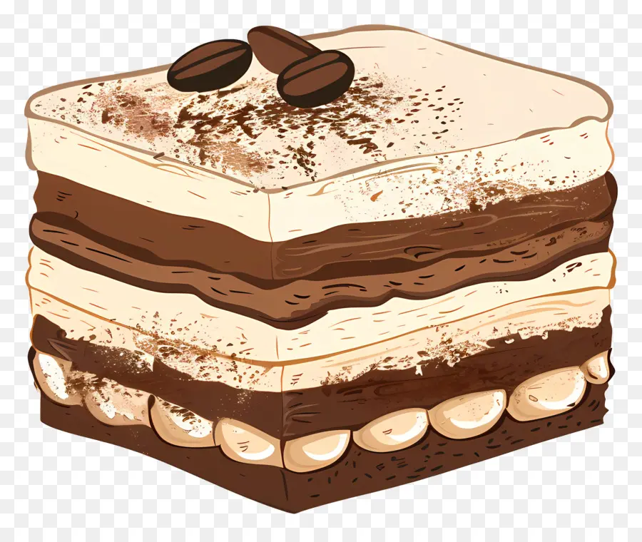 Kue Tiramisu，Tiramisu PNG