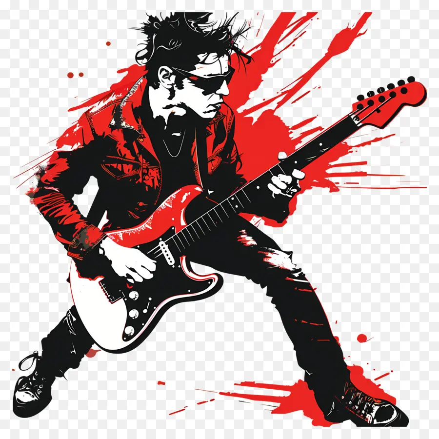 Rock N Roll，Gitaris PNG