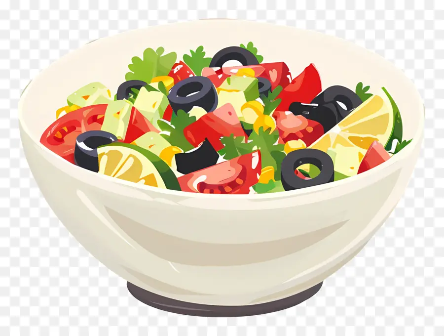 Salad Meksiko，Salad Buah PNG