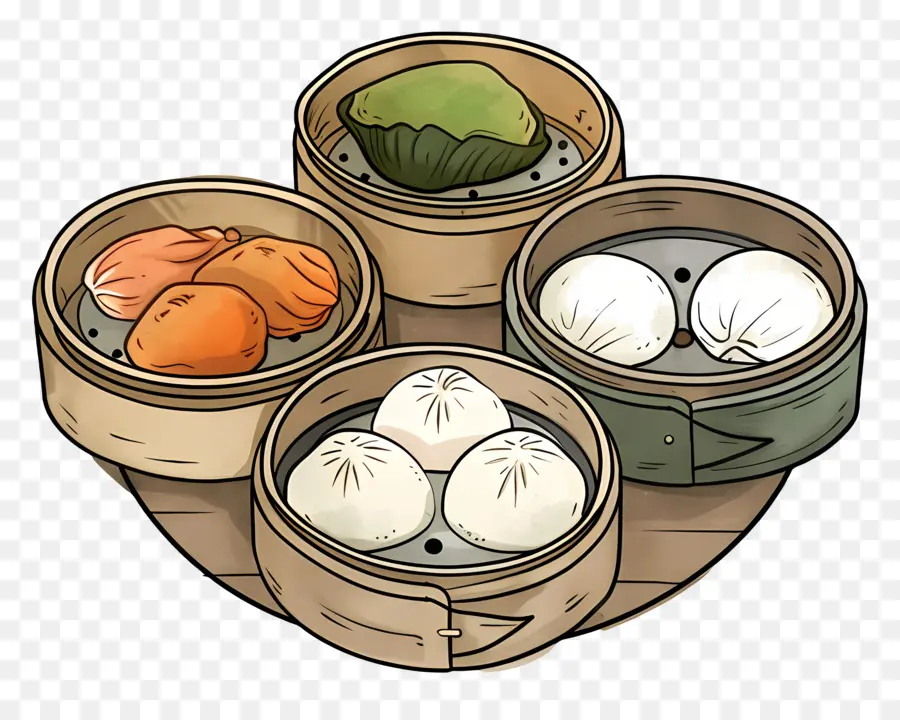 Dim Sum，Dikukus PNG