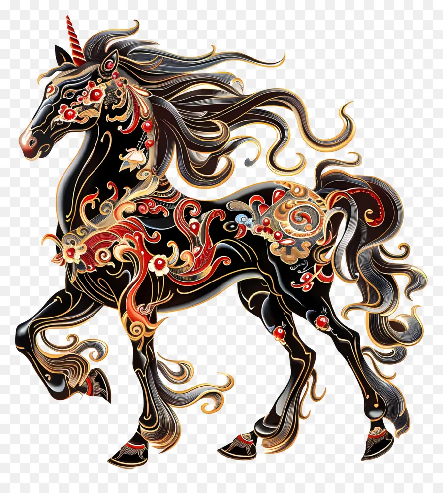 Zodiak Cina，Kuda PNG