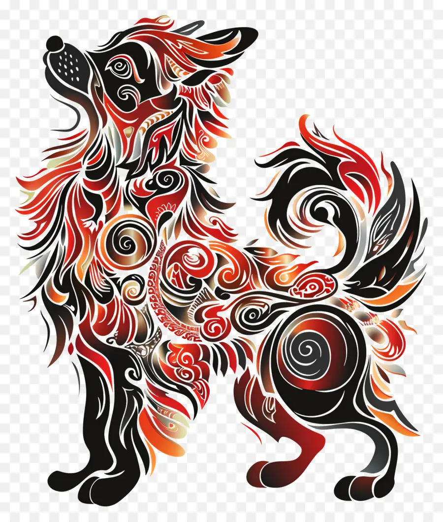 Zodiak Cina，Anjing Hias PNG