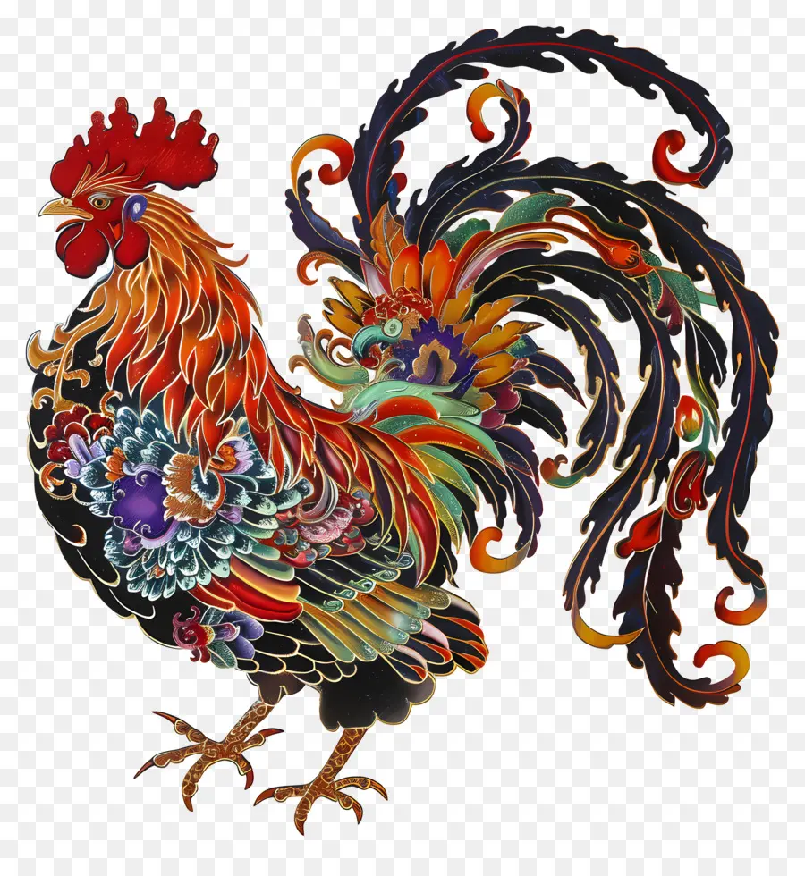 Zodiak Cina，Ayam Jantan PNG