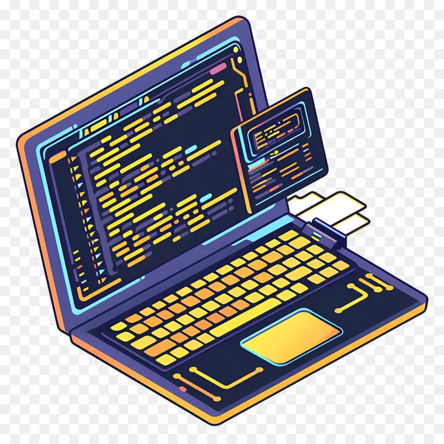 Pengeditan Kode，Laptop PNG