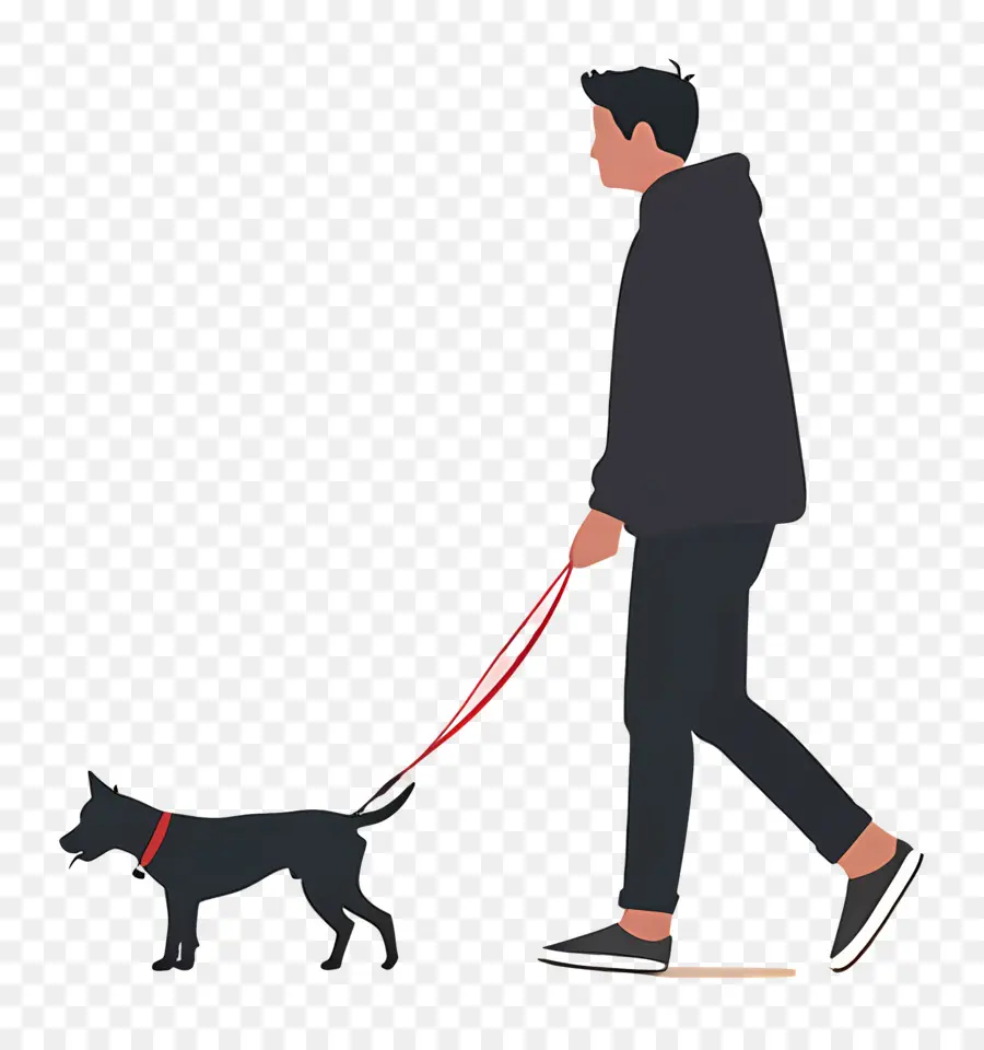 Pria Berjalan Anjing，Pria PNG