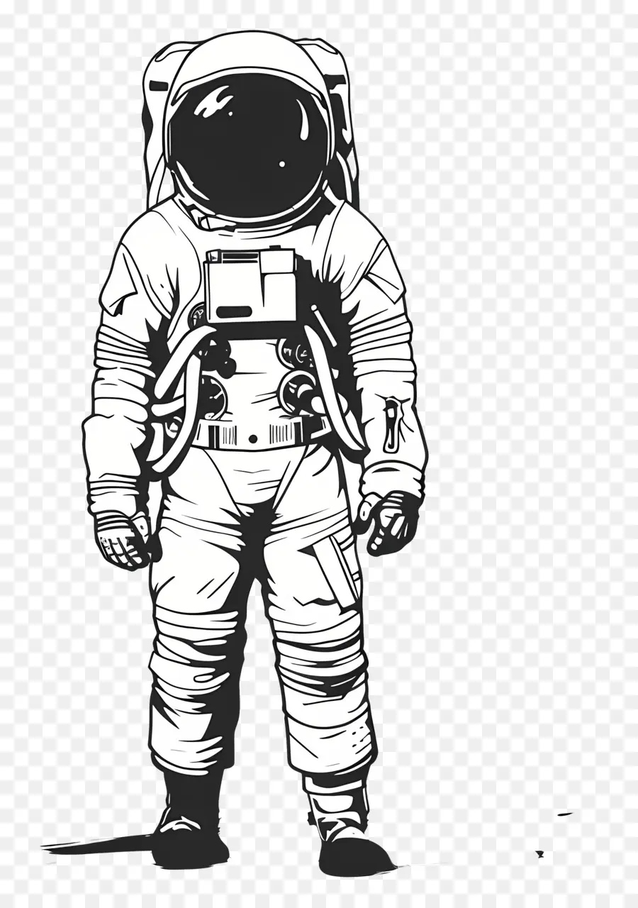 Astronaut，Baju Luar Angkasa PNG