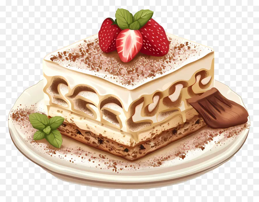 Tiramisu，Stroberi PNG