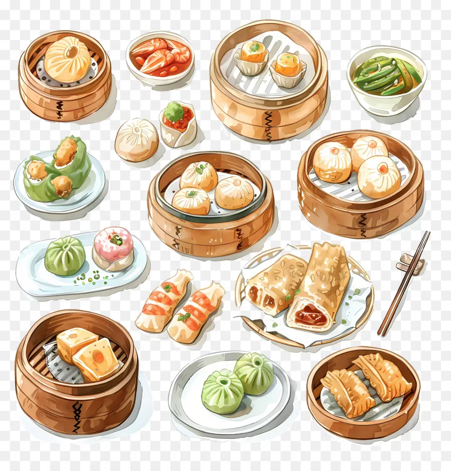 Dim Sum，Cina PNG