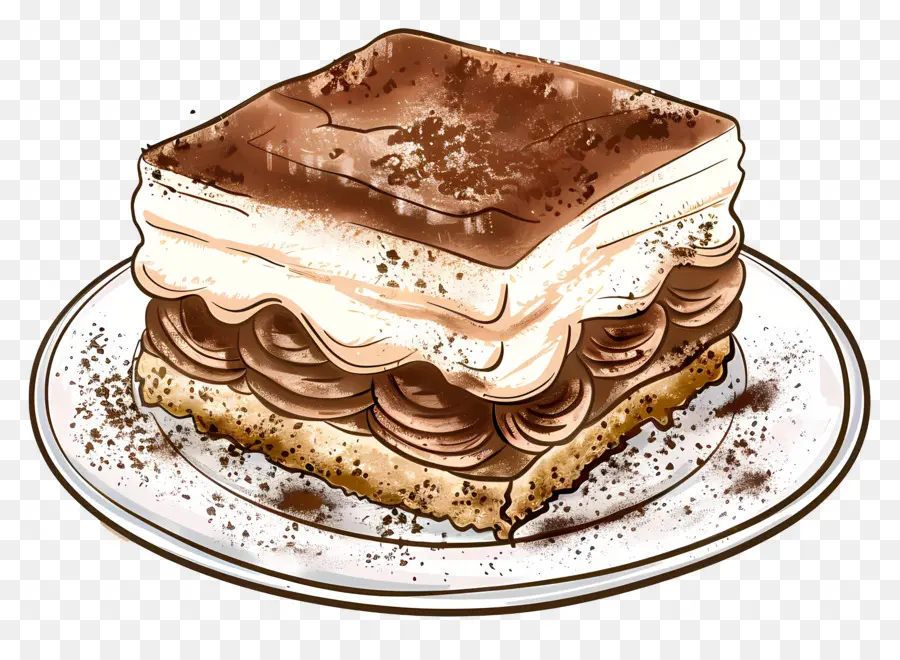 Tiramisu，Kue PNG