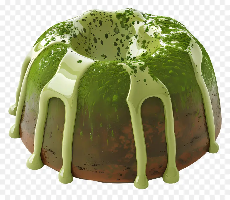 Kue Lava Matcha，Kue PNG