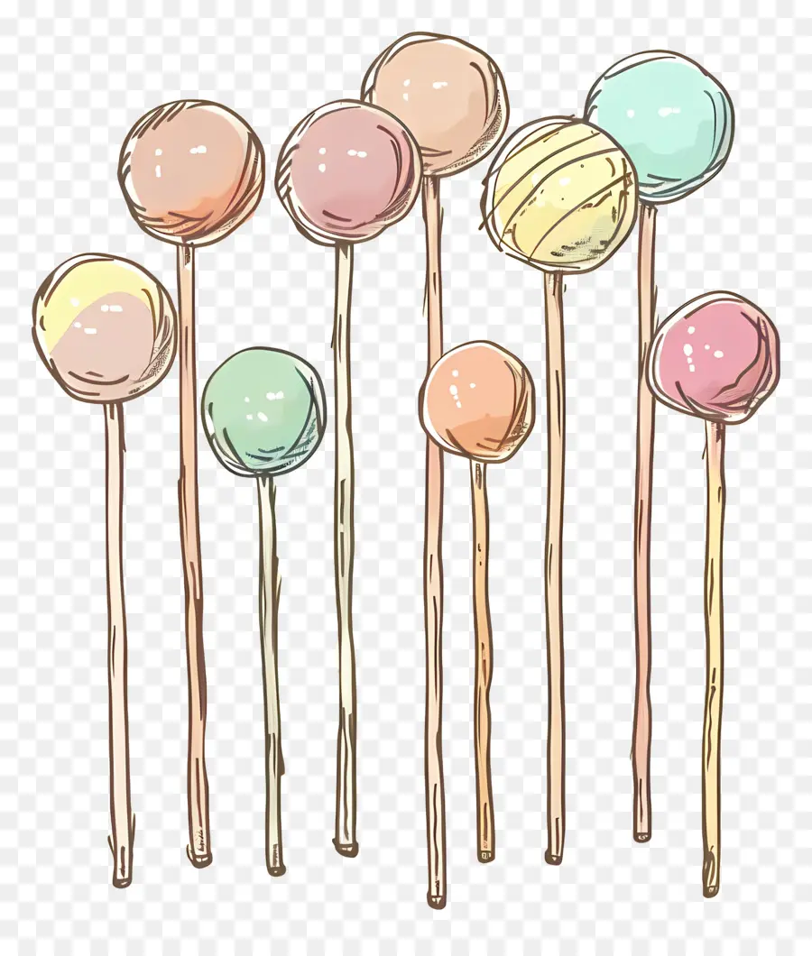 Lolipop，Kue Muncul PNG