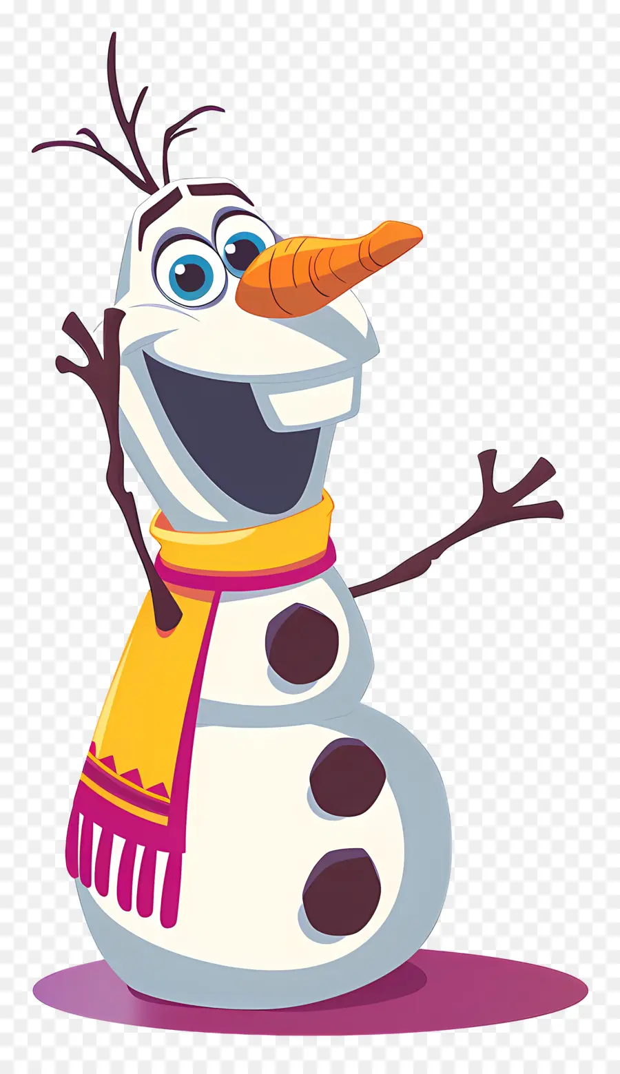 Olaf，Disney Beku PNG