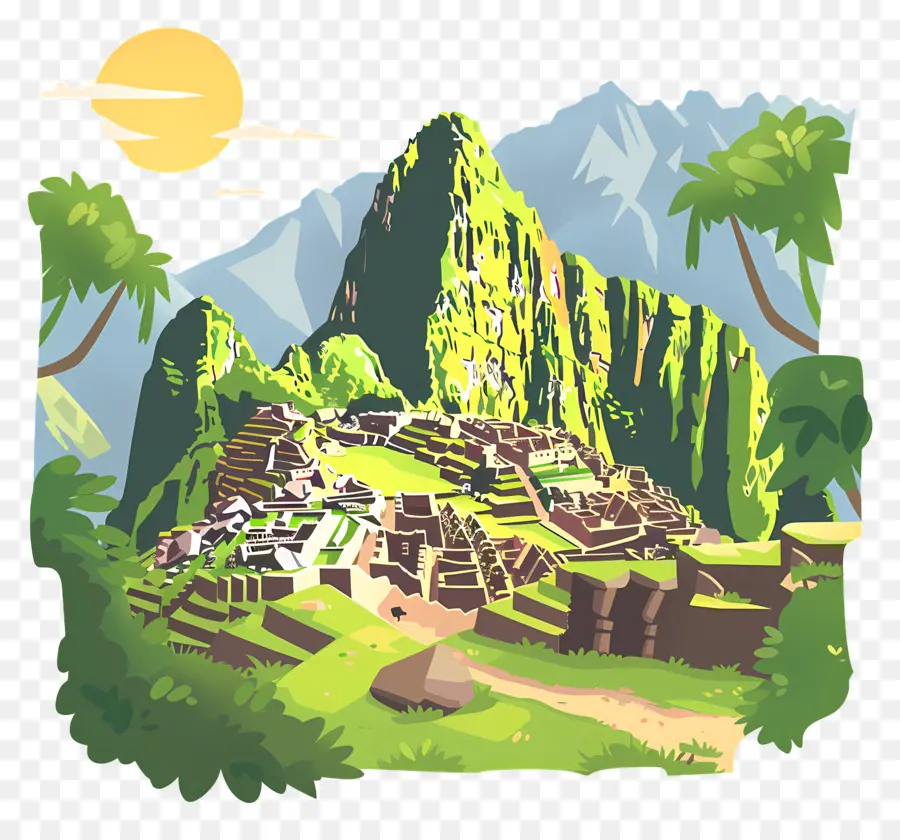 Machu Picchu，Pegunungan PNG