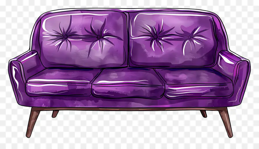 Sofa Ungu，Sofa PNG