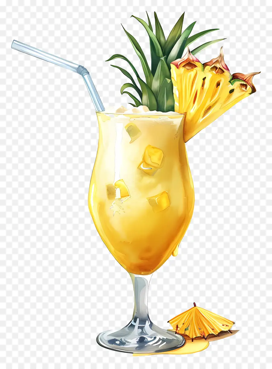 Pina Colada，Minuman Nanas PNG