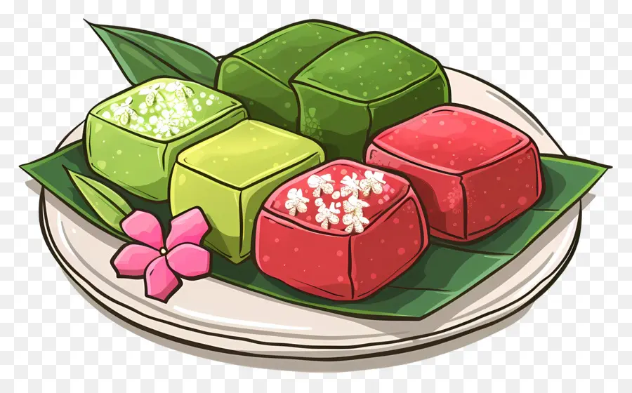 Kuih Raya，Permen Berwarna Warni PNG