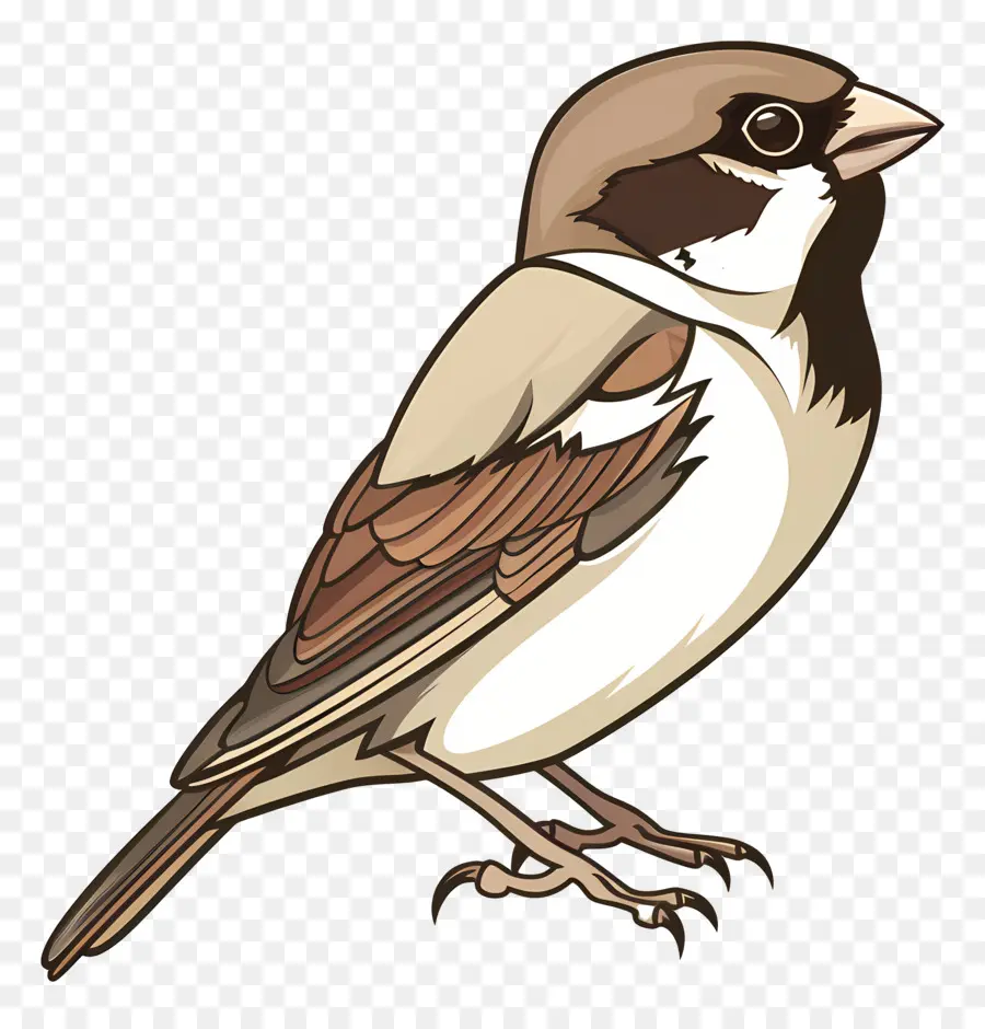 Sparrow，Ilustrasi Burung PNG