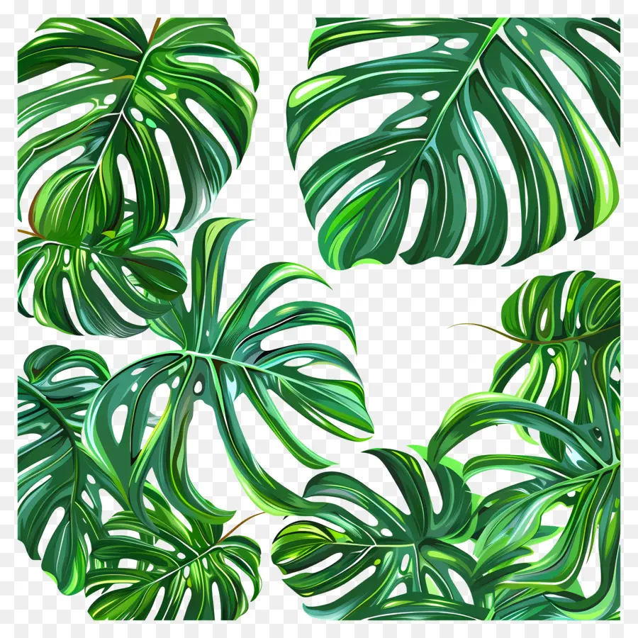 Perbatasan Monstera，Monstera Pergi PNG