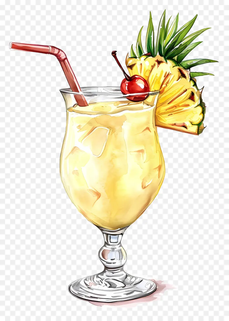 Pina Colada，Minuman Nanas PNG