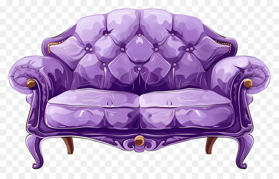 Sofa Ungu，Sofa PNG