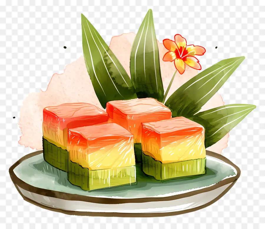 Kuih Raya，Makanan Penutup Berlapis PNG