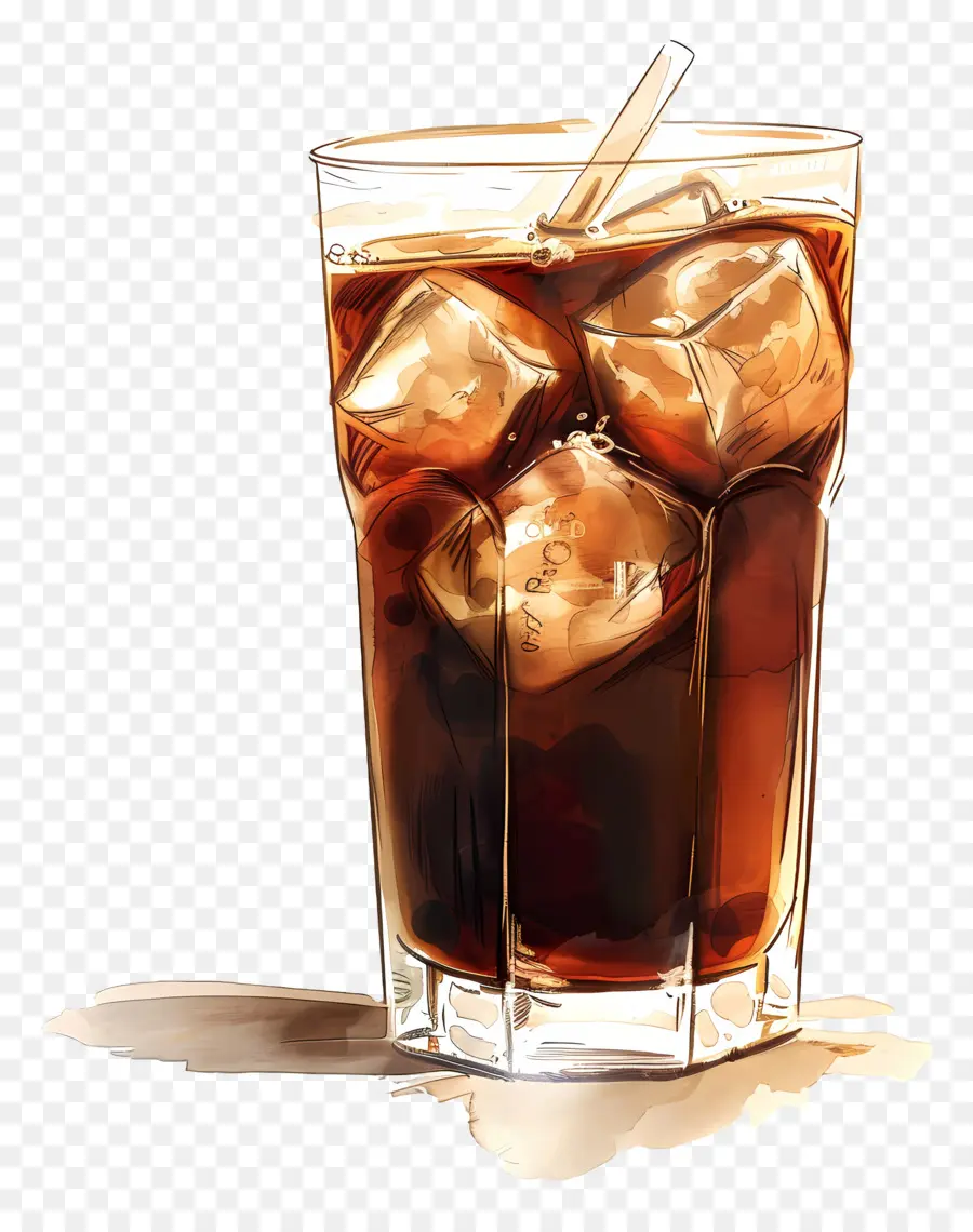 Minuman Dingin，Segelas Soda PNG