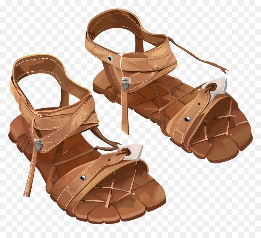 Sandal Gladiator，Sandal PNG