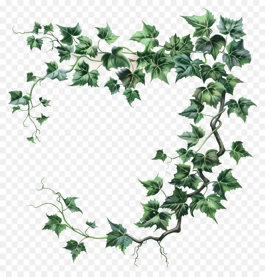 Anggur Ivy，Motif Bunga PNG