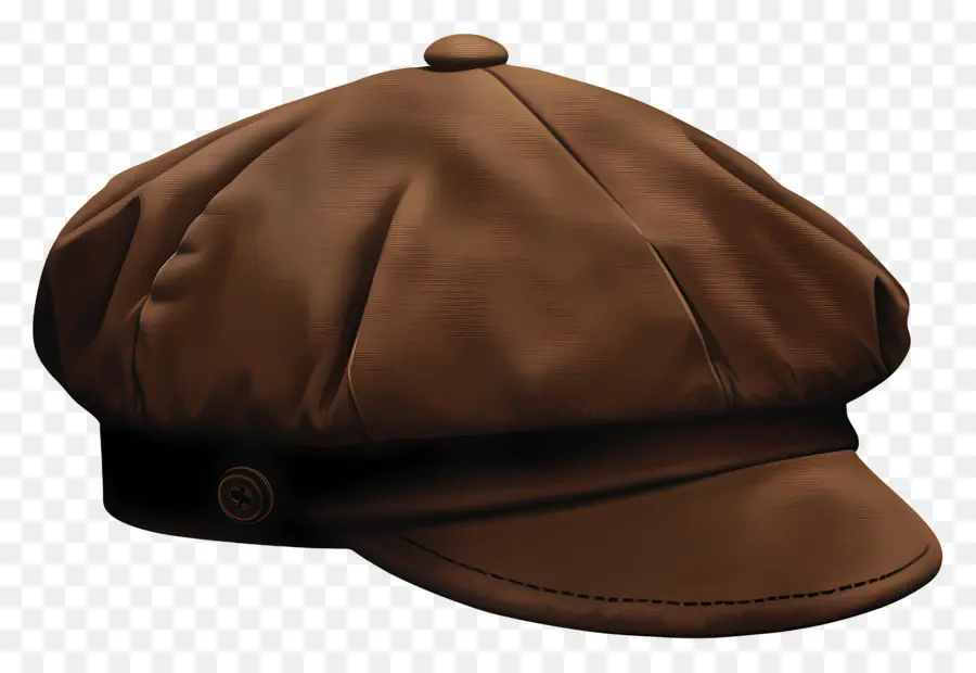 Topi Tukang Koran，Topi Coklat PNG