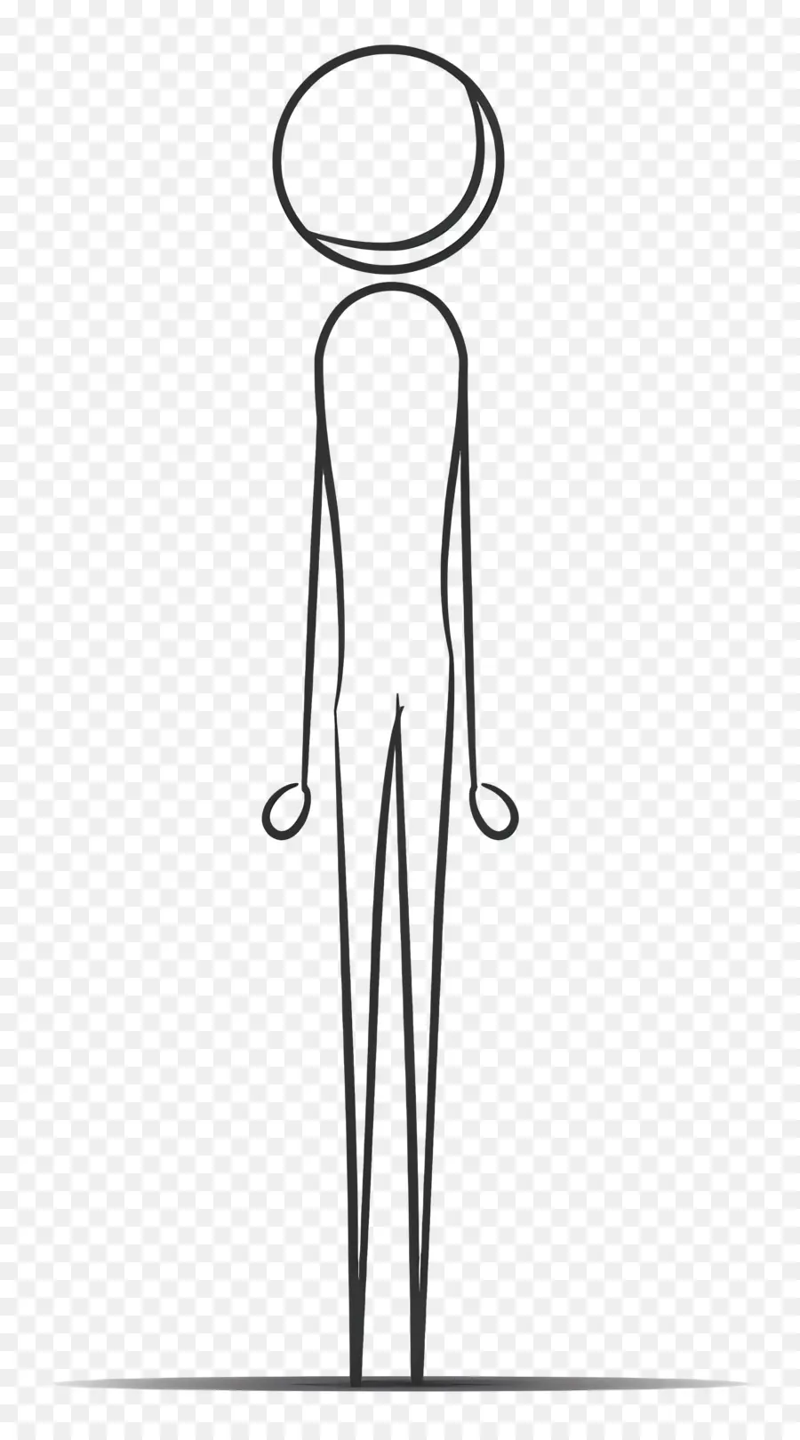 Perempuan Stick Figure，Tongkat PNG