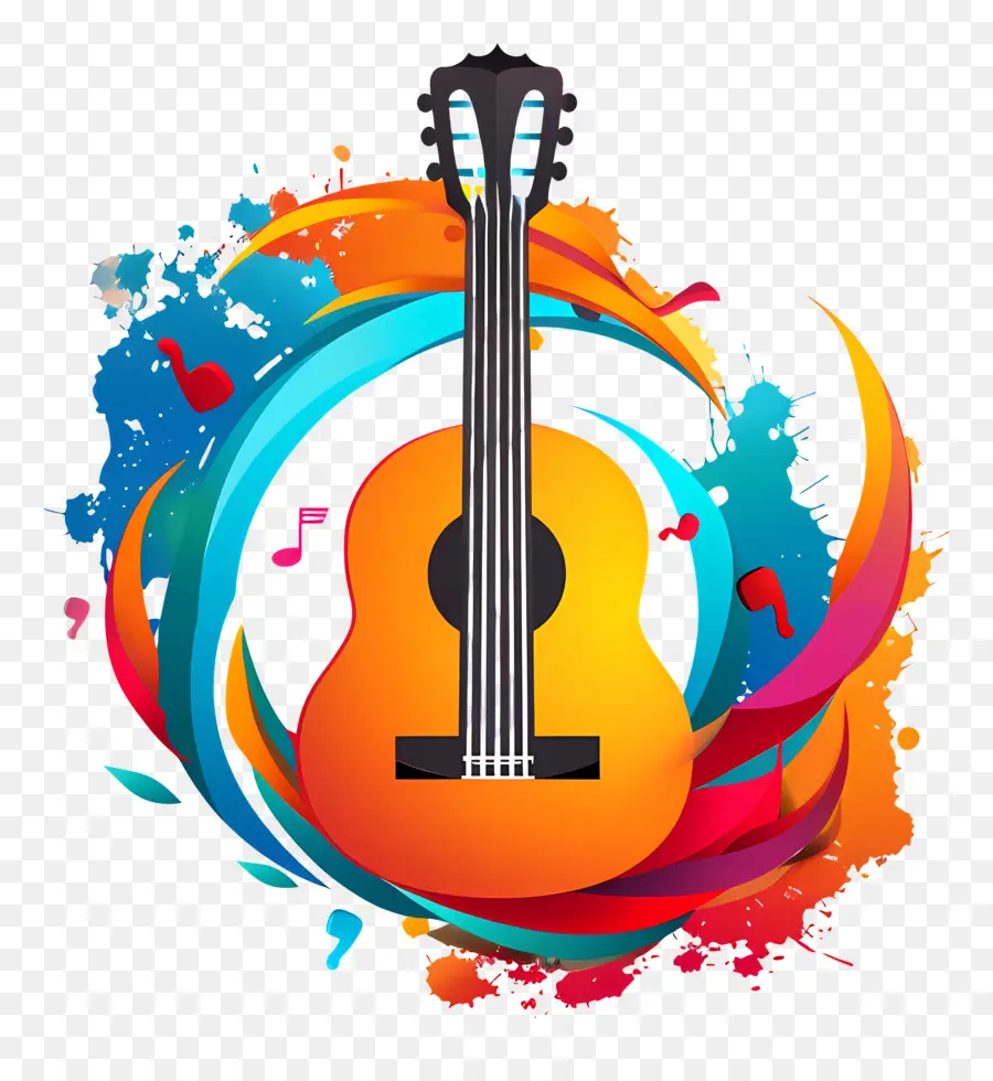 Hari Musik Sedunia，Gitar PNG