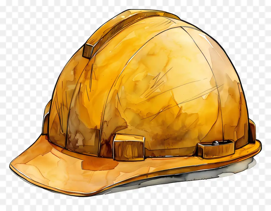 Topi Konstruksi，Hardhat Kuning PNG